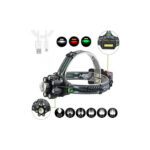 Επαναφορτιζόμενος φακός κεφαλής BAILONG 8LED