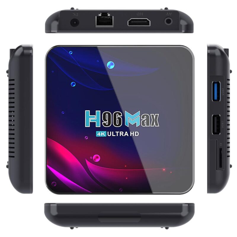 TV Box H96 Max V11, 4K, RK3318, 4/32GB, WiFi 2.4/5GHz, Android 11 - Image 4