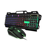 Ενσύρματο Σετ Πληκτρολόγιο + Ποντίκι Με LED Φωτισμό Για GAMERS - Image 2