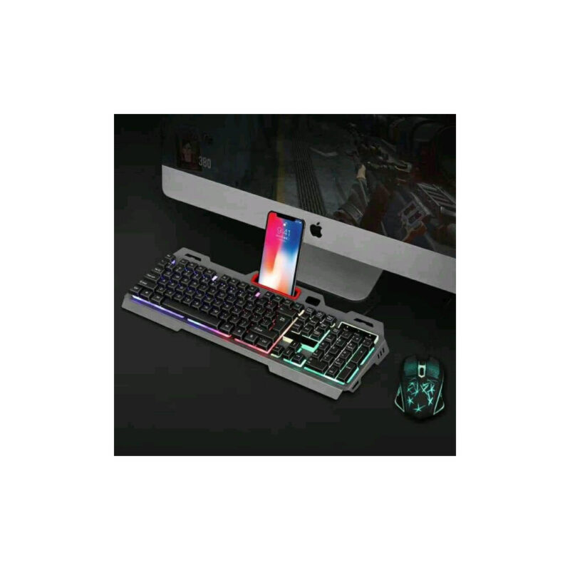 Ενσύρματο Σετ Πληκτρολόγιο + Ποντίκι Με LED Φωτισμό Για GAMERS - Image 3