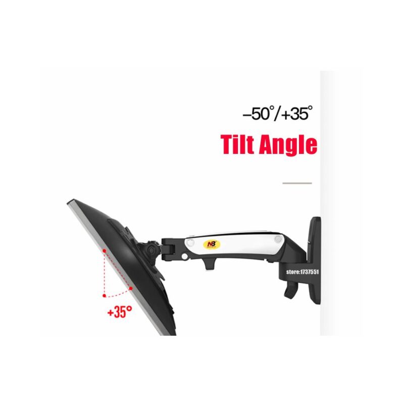 Βάση τηλεόρασης τοίχου με βραχίονα έως 27" και 7kg - Image 4