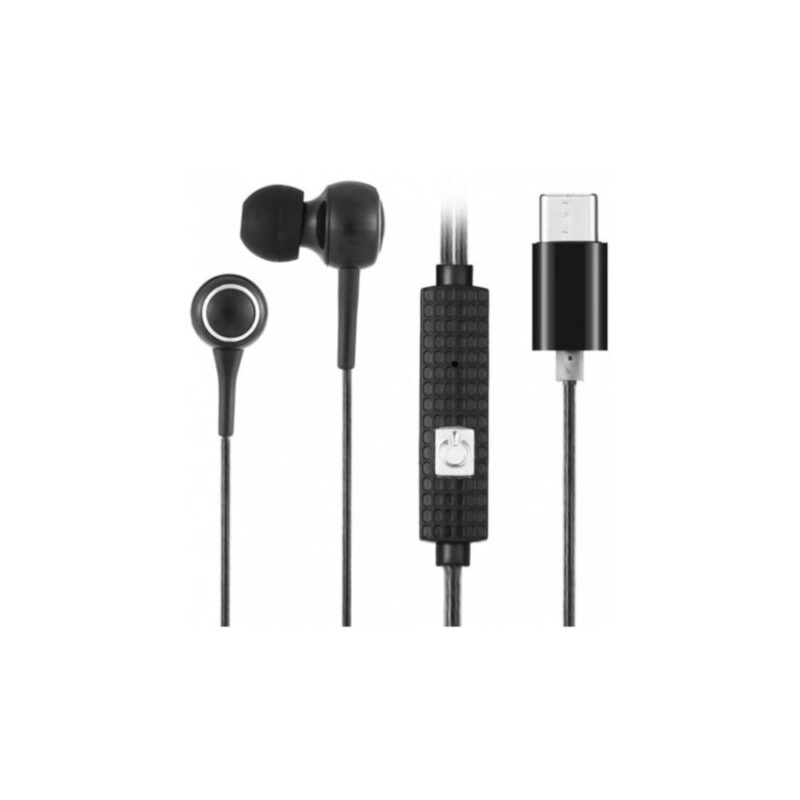 Ενσύρματα ακουστικά KIN (Type-C) Μαύρα