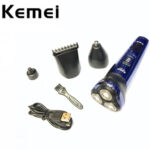 Επαναφορτιζόμενη ξυριστική μηχανή 3 κεφαλών - Image 2