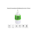 Φορητός Επαναφορτιζόμενος Εξολοθρευτής Κουνουπιών + Εντόμων