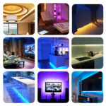 Αυτοκόλλητη Ταινία LED RGB 10 μέτρων  με τηλεχειρισμό και εφαρμογή IOS/Android - Image 2