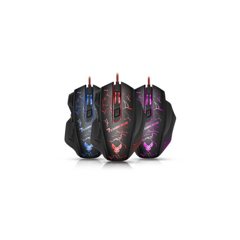 Gaming USB Ενσύρματο Οπτικό Ποντίκι με 7 πλήκτρα