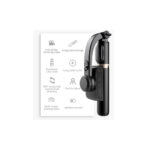 Portable Stabilizer Πτυσσόμενο Μπαστούνι Κινητού 76cm & Τρίποδο για Selfie Φωτογραφίες με Αποσπώμενο Χειριστήριο