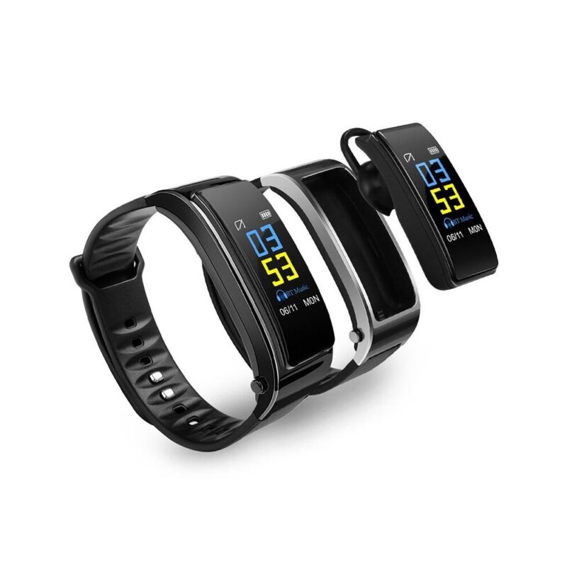 Αδιάβροχο Smart Bracelet με αποσπώμενο bluetooth ακουστικό