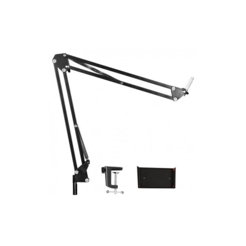 Βάση Στήριξης Κινητών και Tablet με Ρυθμιζόμενο Βραχίονα - Black - Image 4