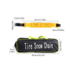 Αντιολισθητικές Πλαστικές Χιονοδέστρες Αυτοκινήτου Σετ 10τμχ - Image 2