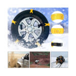 Αντιολισθητικές Πλαστικές Χιονοδέστρες Αυτοκινήτου Σετ 10τμχ