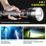 Ισχυρός Επαναφορτιζόμενος Καταδυτικός Φακός