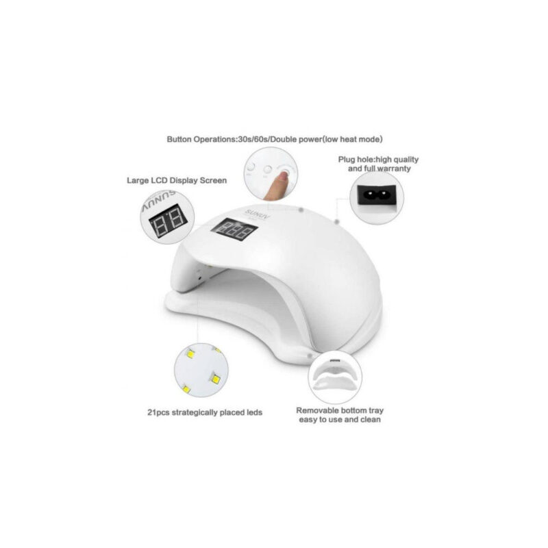 Τροχός νυχιών μεταβλητής ταχύτητας + Επαγγελματικό Φουρνάκι Νυχιών  LED UV - Image 15