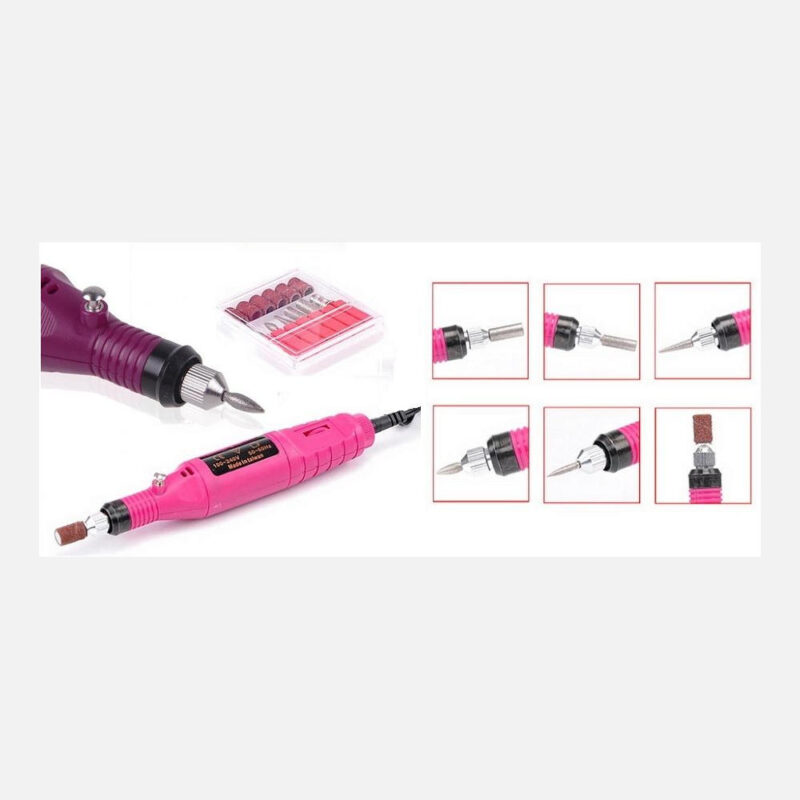 Τροχός νυχιών μεταβλητής ταχύτητας + Επαγγελματικό Φουρνάκι Νυχιών  LED UV - Image 5