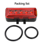 Πίσω φως ποδηλάτου LED με 4 εφέ - Image 4