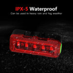 Πίσω φως ποδηλάτου LED με 4 εφέ - Image 7