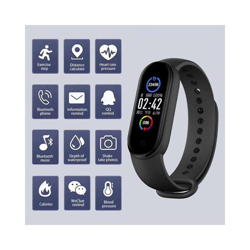 Smartwatch Bracelet ρολόι με Bluetooth με καταγραφή βημάτων, ύπνου, καρδιακών παλμών - Image 8