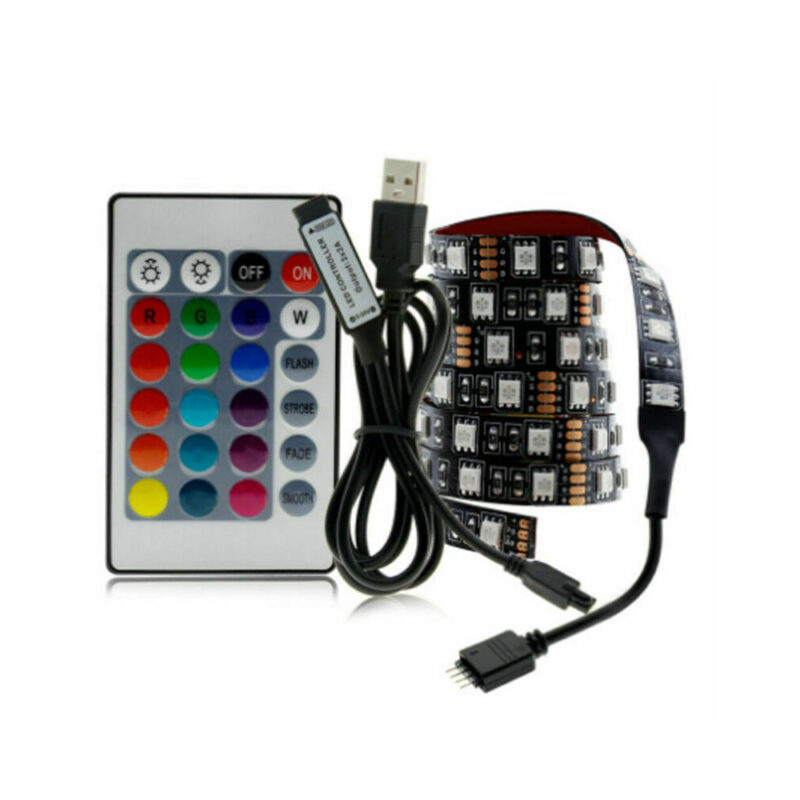Ταινία led RGB 5x50mm αδιάβροχη 5050smd usb για TV