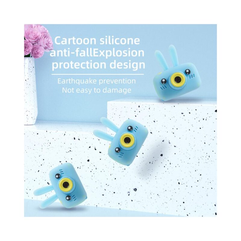 Επαναφορτιζόμενη Παιδική Κάμερα Λαγουδάκι - Image 8