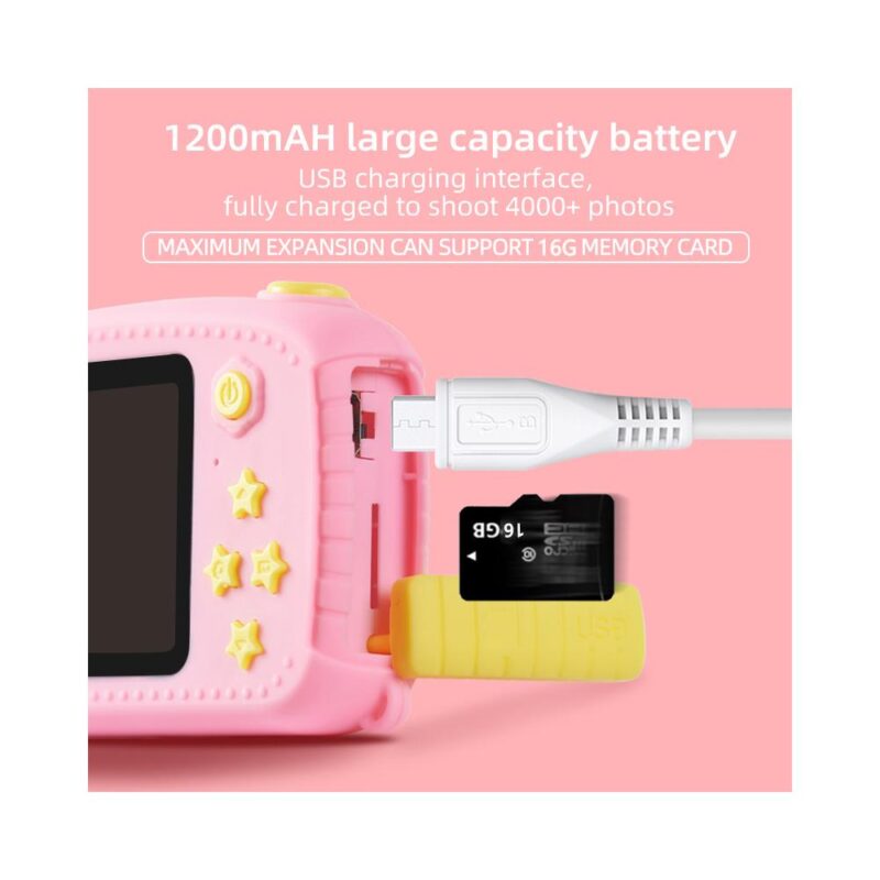 Επαναφορτιζόμενη Παιδική Κάμερα Λαγουδάκι - Image 13