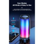 Ασύρματο φορητό ηχείο Bluetooth με υψηλά μπάσα και φως LED NL35