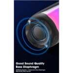 Ασύρματο φορητό ηχείο Bluetooth με υψηλά μπάσα και φως LED NL35 - Image 4