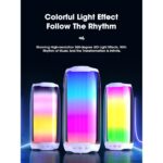 Ασύρματο φορητό ηχείο Bluetooth με υψηλά μπάσα και φως LED NL35 - Image 8