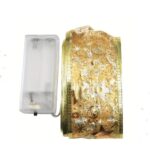 Χριστουγεννιάτικη χρυσή κορδέλα μπαταρίας με φωτισμό 2M