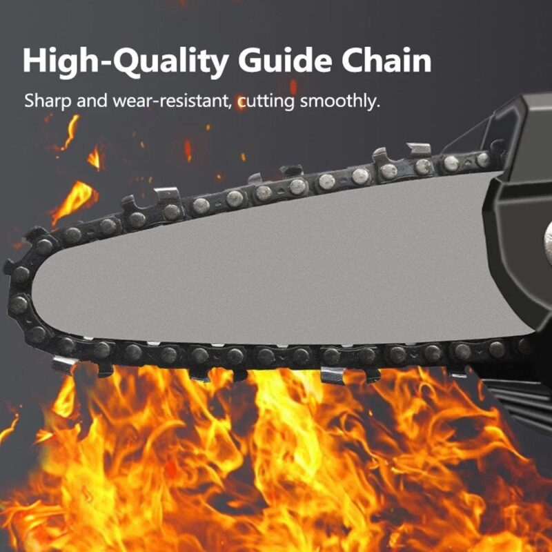 Κλαδευτικό Αλυσοπρίονο Επαναφορτιζόμενο 21v Με μεγάλη Μπαταρία - Image 7