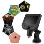 Ψηφιακό επαναφορτιζόμενο μικροσκόπιο 600x με οθόνη 4.3" & κάμερα 3.6MP