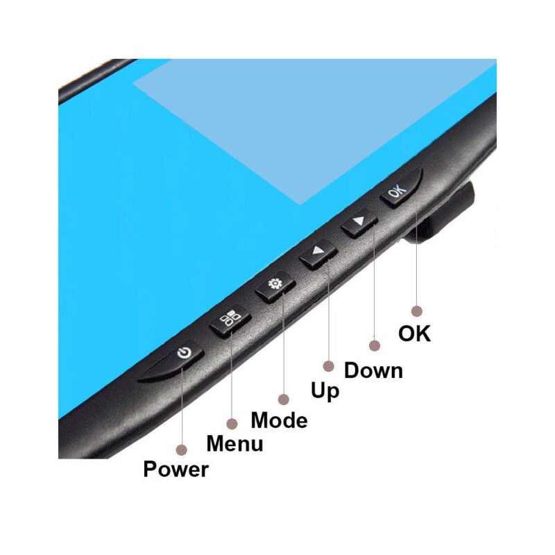 Καθρέφτης Κάμερα Αυτοκινήτου Με Κάμερα Οπισθοπορείας – 4.3″ Full HD 1080P - Image 7