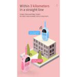 Σετ 2 Παιδικά Ασύρματα  Walkie Talkie με Φακό LED με VOX & 22 Κανάλια -Χρώματος Μπλε & Ροζ - Image 11