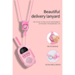 Σετ 2 Παιδικά Ασύρματα  Walkie Talkie με Φακό LED με VOX & 22 Κανάλια -Χρώματος Μπλε & Ροζ - Image 2