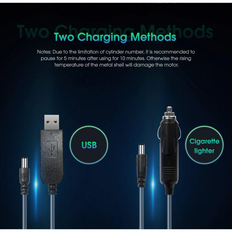 Επαναφορτιζόμενος Αεροσυμπιεστής αυτοκινήτου 120W - Image 3