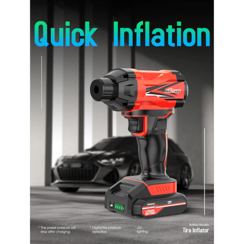 Επαναφορτιζόμενος Αεροσυμπιεστής αυτοκινήτου 120W - Image 7