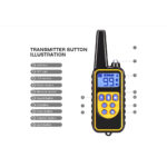 Αδιάβροχο επαναφορτιζόμενο ηλεκτρικό κολάρο εκπαίδευσης σκύλων με τηλεχειριστήριο 800m - Image 9