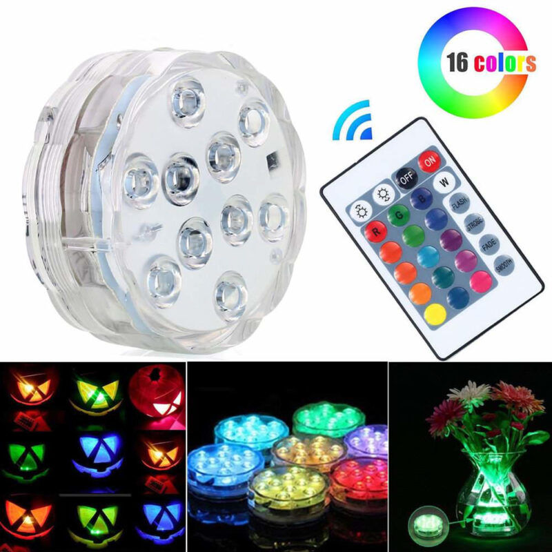 Φώτιστικό Πισίνας και Ενυδρείου Led RGB Με Τηλεχειριστήριο