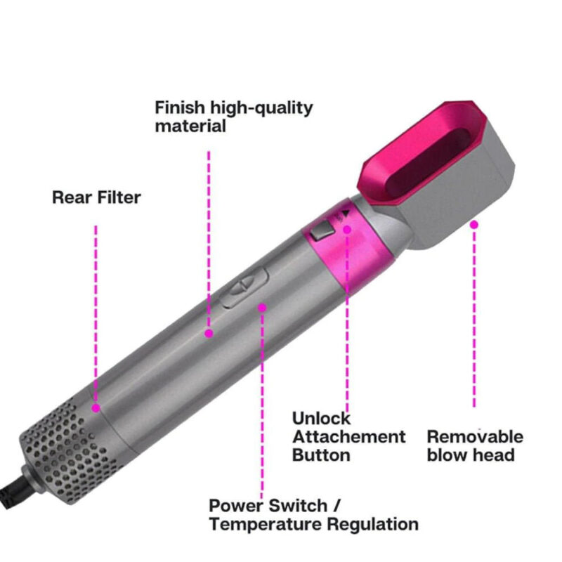 Ηλεκτρική βούρτσα-πιστολάκι μαλλιών 5 σε 1 TP-51 - Image 6