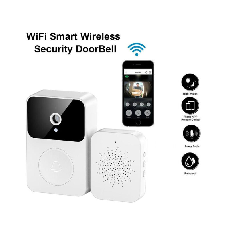 Ασύρματο Κουδούνι Πόρτας με Κάμερα και Wi-Fi