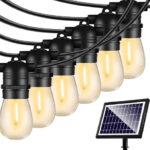 Αδιάβροχη ηλιακή γιρλάντα εξωτερικού χώρου με 15 λάμπες