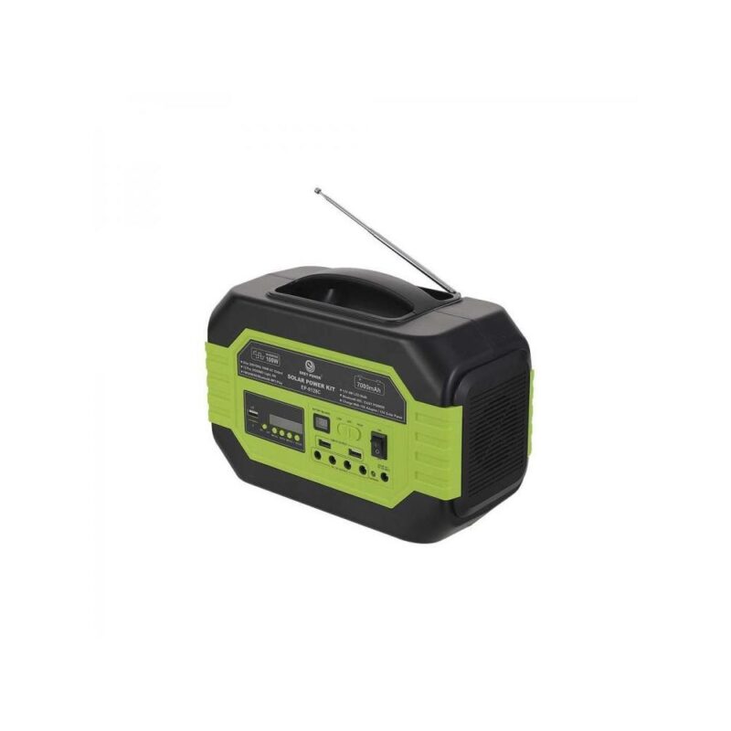 Ηλιακό Επαναφορτιζόμενο Κίτ Έκτακτης Ανάγκης Και Inverter 220V - Image 3