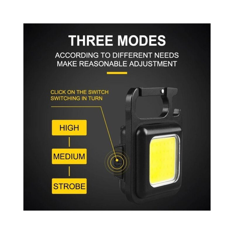 Επαναφορτιζόμενος φακός μπρελόκ LED - Image 5