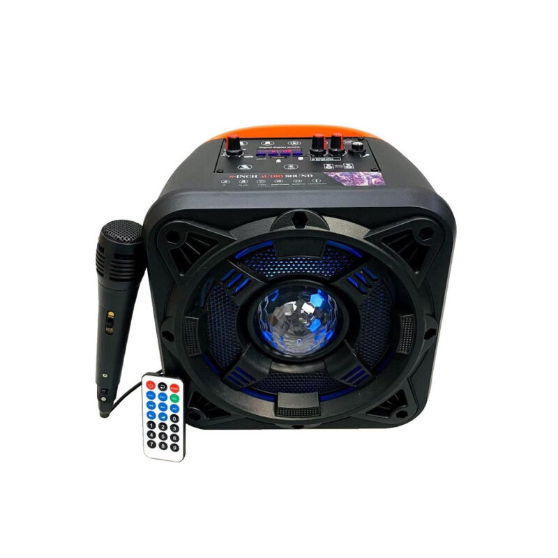 Φορητό bluetooth ηχείο bubwoofer με μικρόφωνο και τηλεχειριστήριο