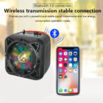 Φορητό bluetooth ηχείο bubwoofer με μικρόφωνο και τηλεχειριστήριο - Image 4