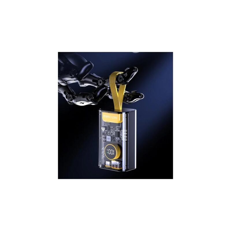 Cyberpunk Powerbank Clear 9000 mAh με γρήγορη φόρτιση 22,5w