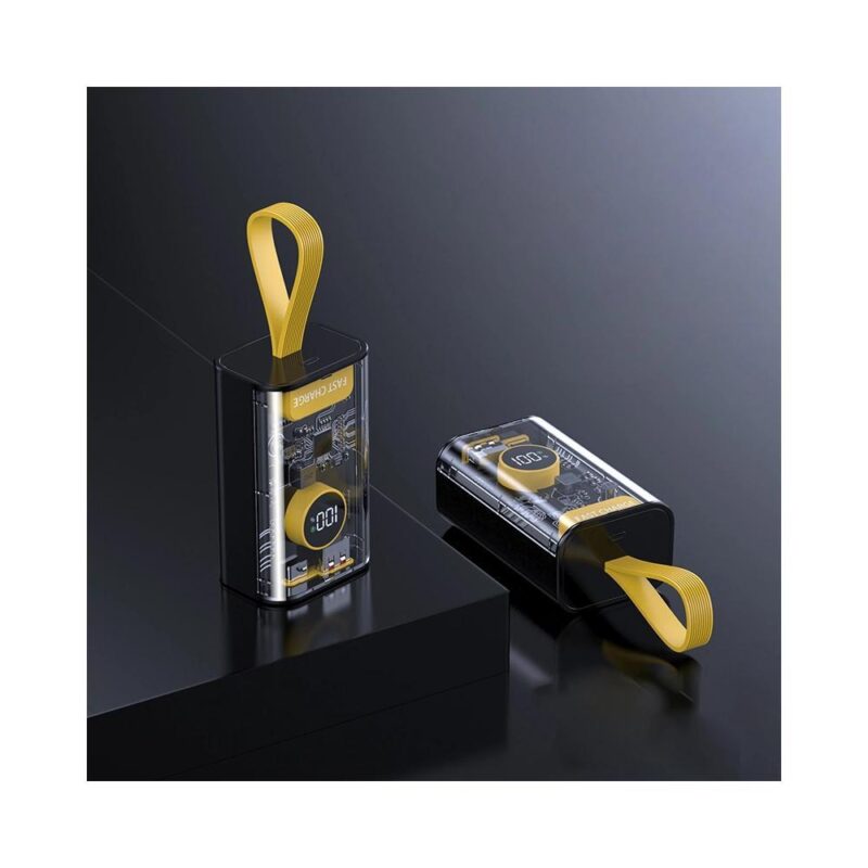 Cyberpunk Powerbank Clear 9000 mAh με γρήγορη φόρτιση 22,5w - Image 4