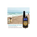 Αδιάβροχα επαναφορτιζόμενα ηλεκτρικά κολάρα εκπαίδευσης σκύλων με τηλεχειριστήριο 800m - Σετ 3τμχ - Image 3