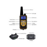 Αδιάβροχα επαναφορτιζόμενα ηλεκτρικά κολάρα εκπαίδευσης σκύλων με τηλεχειριστήριο 800m - Σετ 3τμχ - Image 6