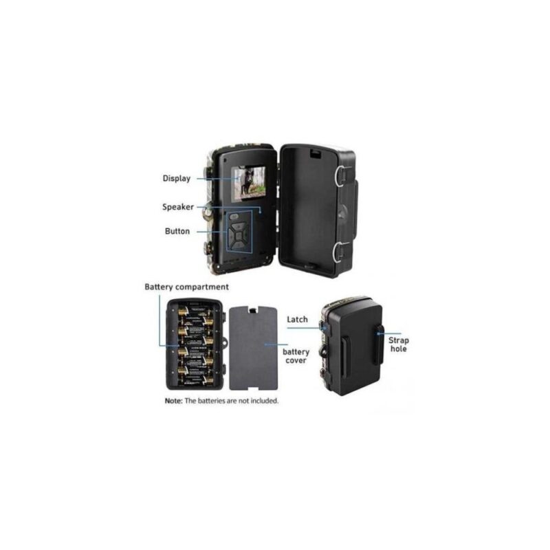 Αδιάβροχη κάμερα κυνηγιού νυχτερινής λήψης με ανίχνευση κίνησης - Image 3