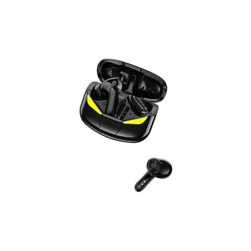 Gaming earbuds 360° με smart touch in ear -Μαύρα - Image 6